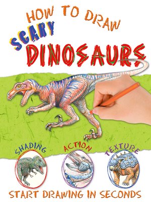 cover image of How to Draw Scary Dinosaurs